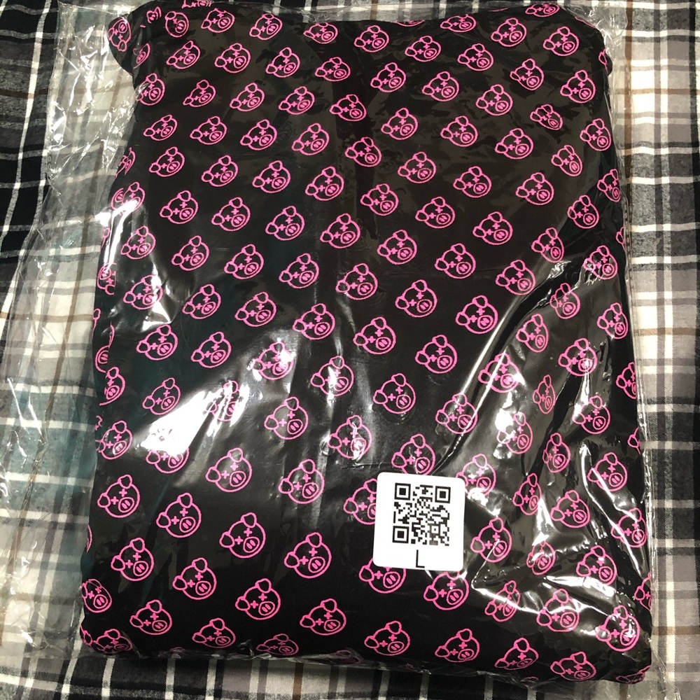 Black Pullover Hoodie All Over PiG Shane Dawson L - Picture 5 of 6